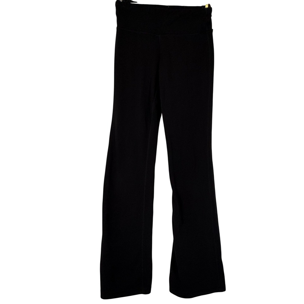 Athleta Girl High Rise Chit Chat Flare Pant Black Size L 12 Activewear Leggings